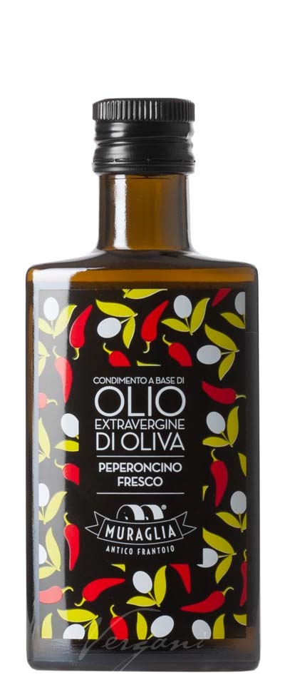 Huile d'olive extra vierge di Oliva Muraglia aromatisée PEPERONCINO 20cl