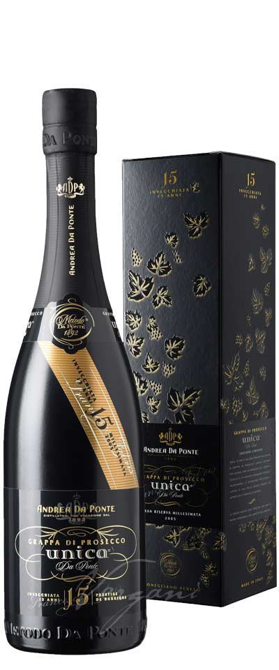 Andrea da Ponte Grappa di Prosecco Unica 15 ans 70cl