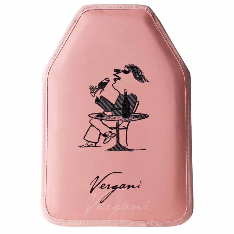 Seau à vin rose au design Vergani Le Creuset