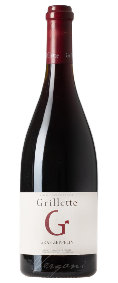 Pinot Noir Réserve Graf Zeppelin Neuchâtel AOC Domaine Grillette 75cl