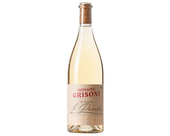 Pinot Gris Le Paradis Neuchâtel AOC Domaine Grisoni 75cl