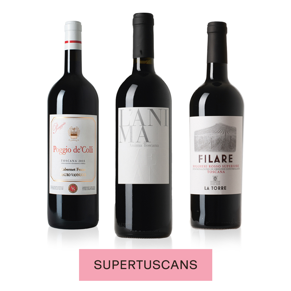 Coffret de dégustation Supertuscans